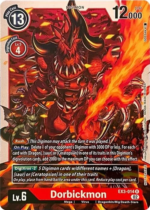 Image for Dorbickmon (RPC) (EX3-014 R) - Digimon Card Game
