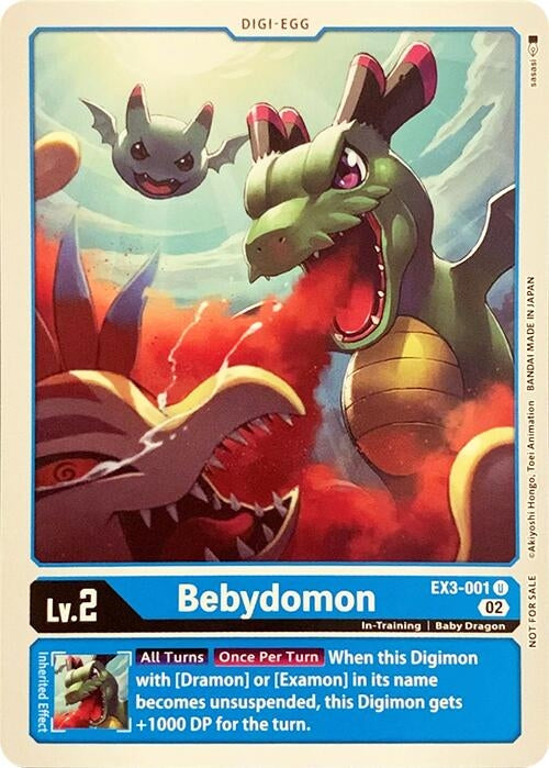 Image for Bebydomon (RPC) (EX3-001 U) - Digimon Card Game
