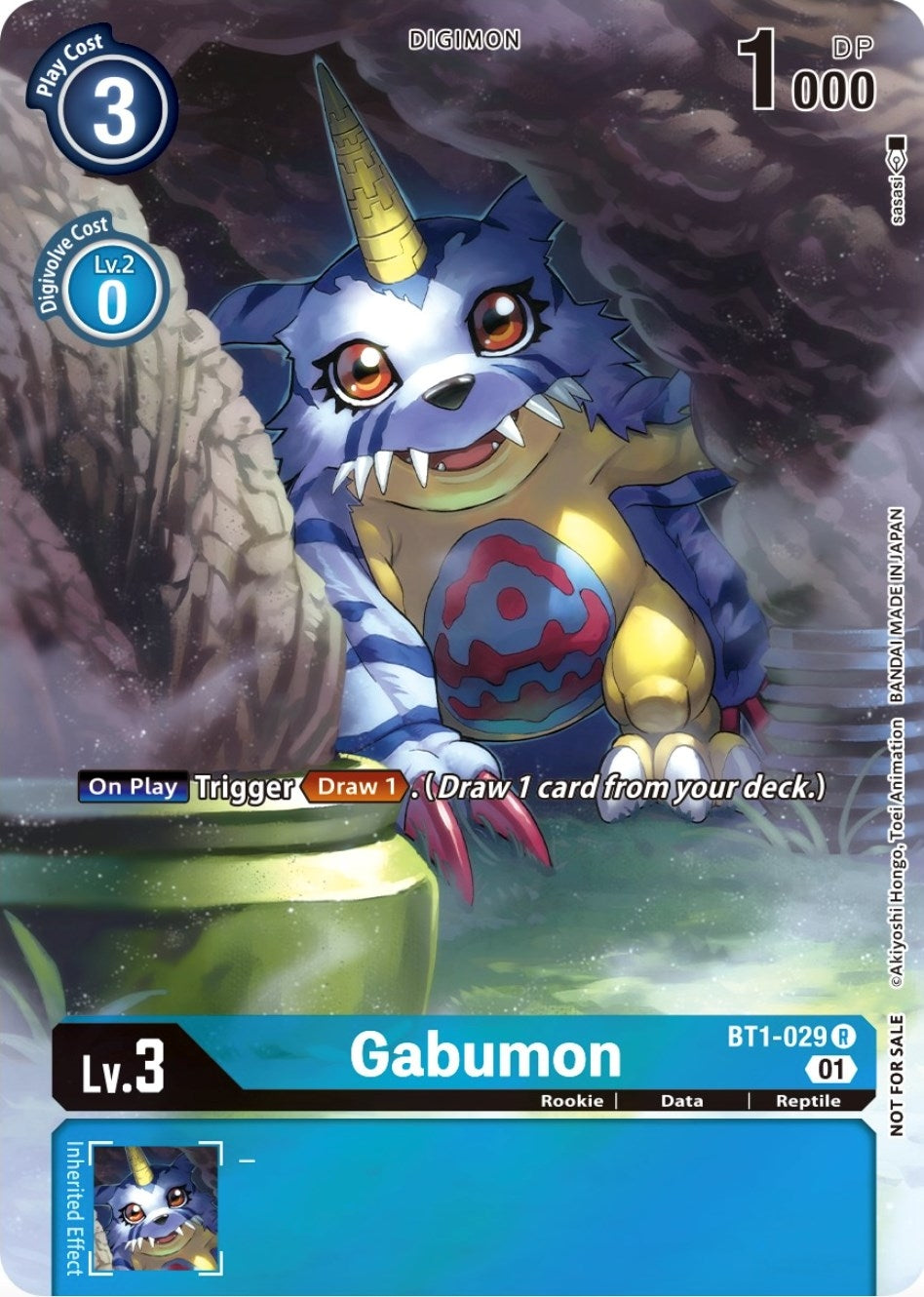 Image for Gabumon - BT1-029 (Official Tournament Pack Vol.9) (BT01-03A) (BT1-029 R) - Digimon Card Game