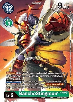 Image for BanchoStingmon (Across Time Pre-Release) (BT01-03B) (BT3-058 U) - Digimon Card Game