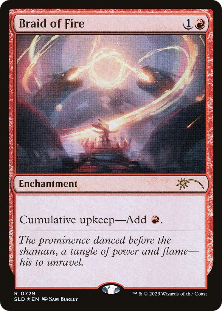 Image for Braid of Fire (729) (Secret Lair Drop Series) (0729) - Magic: The Gathering