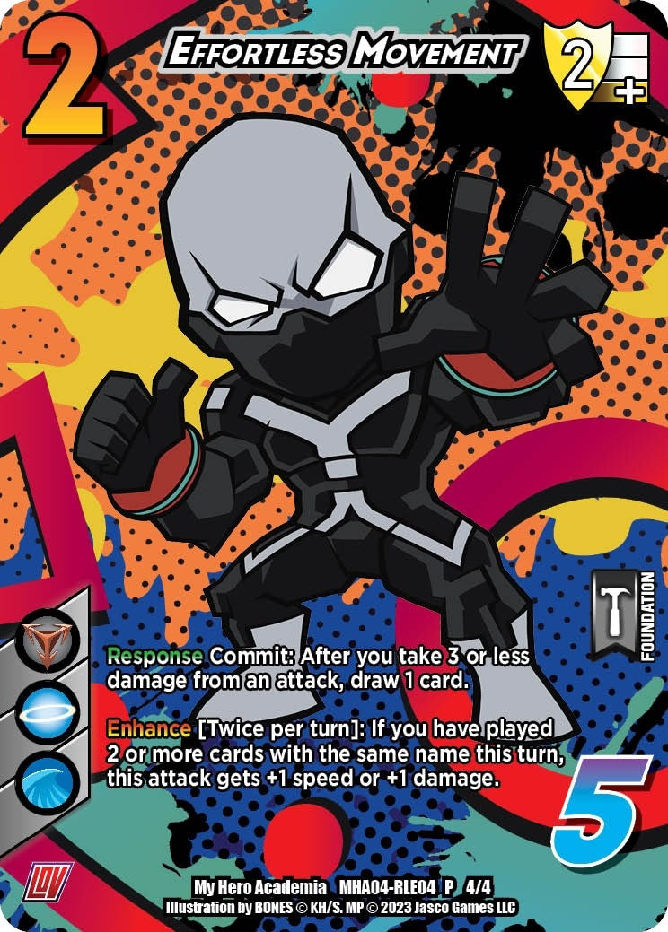 Image for Effortless Movement (Regional License Exam 2023) (UniVersus: My Hero Academia Promo Cards) (MHA04-RLE04 P 4/4) - UniVersus