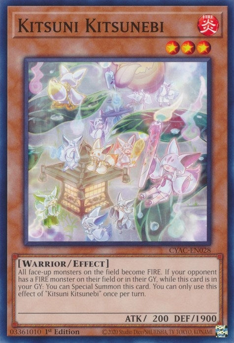 Image for Kitsuni Kitsunebi (Cyberstorm Access) (CYAC-EN028) - YuGiOh
