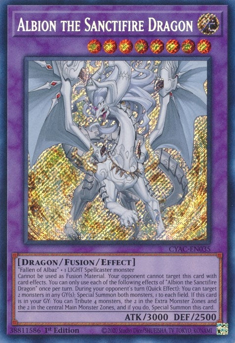 Image for Albion the Sanctifire Dragon (Cyberstorm Access) (CYAC-EN035) - YuGiOh