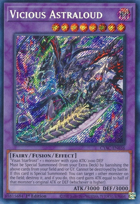 Image for Vicious Astraloud (Cyberstorm Access) (CYAC-EN036) - YuGiOh