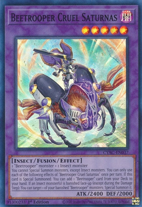 Image for Beetrooper Cruel Saturnas (Cyberstorm Access) (CYAC-EN037) - YuGiOh