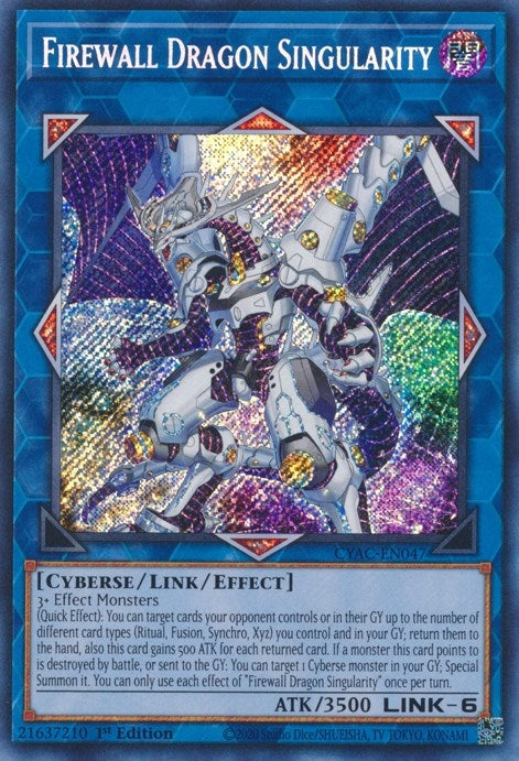 Image for Firewall Dragon Singularity (Cyberstorm Access) (CYAC-EN047) - YuGiOh