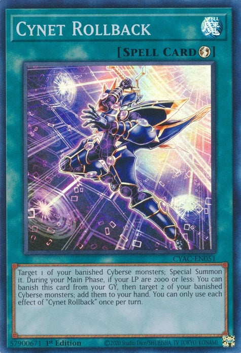 Image for Cynet Rollback (Cyberstorm Access) (CYAC-EN051) - YuGiOh
