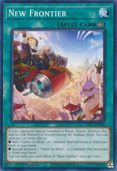 Image for New Frontier (Cyberstorm Access) (CYAC-EN054) - YuGiOh