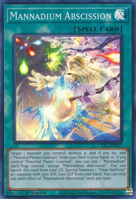 Image for Mannadium Abscission (Cyberstorm Access) (CYAC-EN057) - YuGiOh