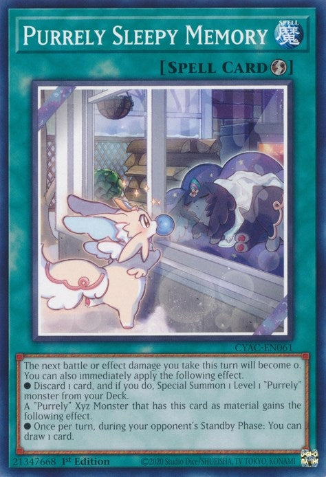Image for Purrely Sleepy Memory (Cyberstorm Access) (CYAC-EN061) - YuGiOh