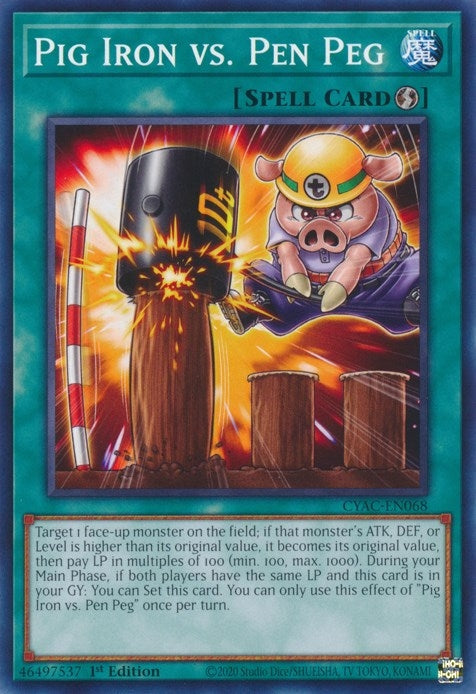 Image for Pig Iron vs. Pen Peg (Cyberstorm Access) (CYAC-EN068) - YuGiOh