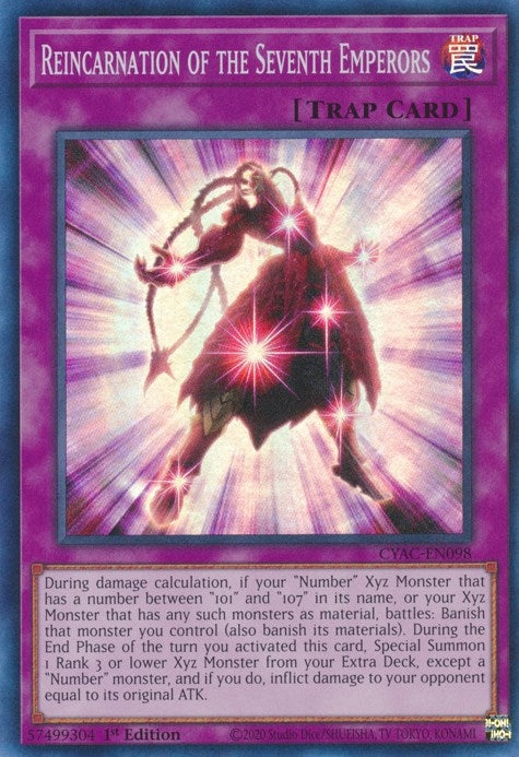Image for Reincarnation of the Seventh Emperors (Cyberstorm Access) (CYAC-EN098) - YuGiOh