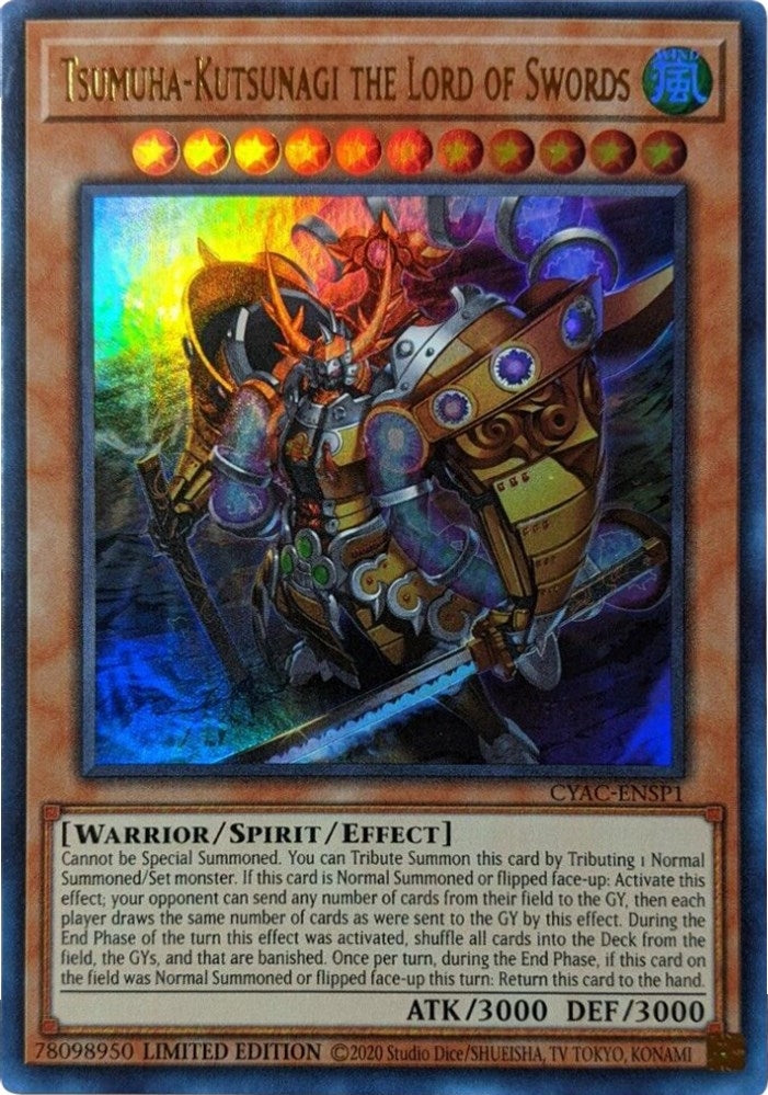 Image for Tsumuha-Kutsunagi the Lord of Swords (Cyberstorm Access) (CYAC-ENSP1) - YuGiOh
