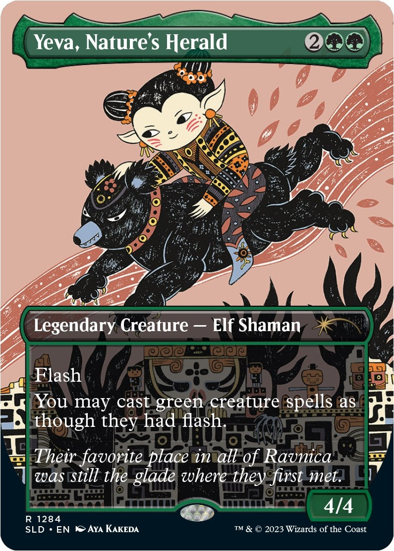 Image for Yeva, Nature's Herald (Secret Lair Drop Series) (1284) - Magic: The Gathering
