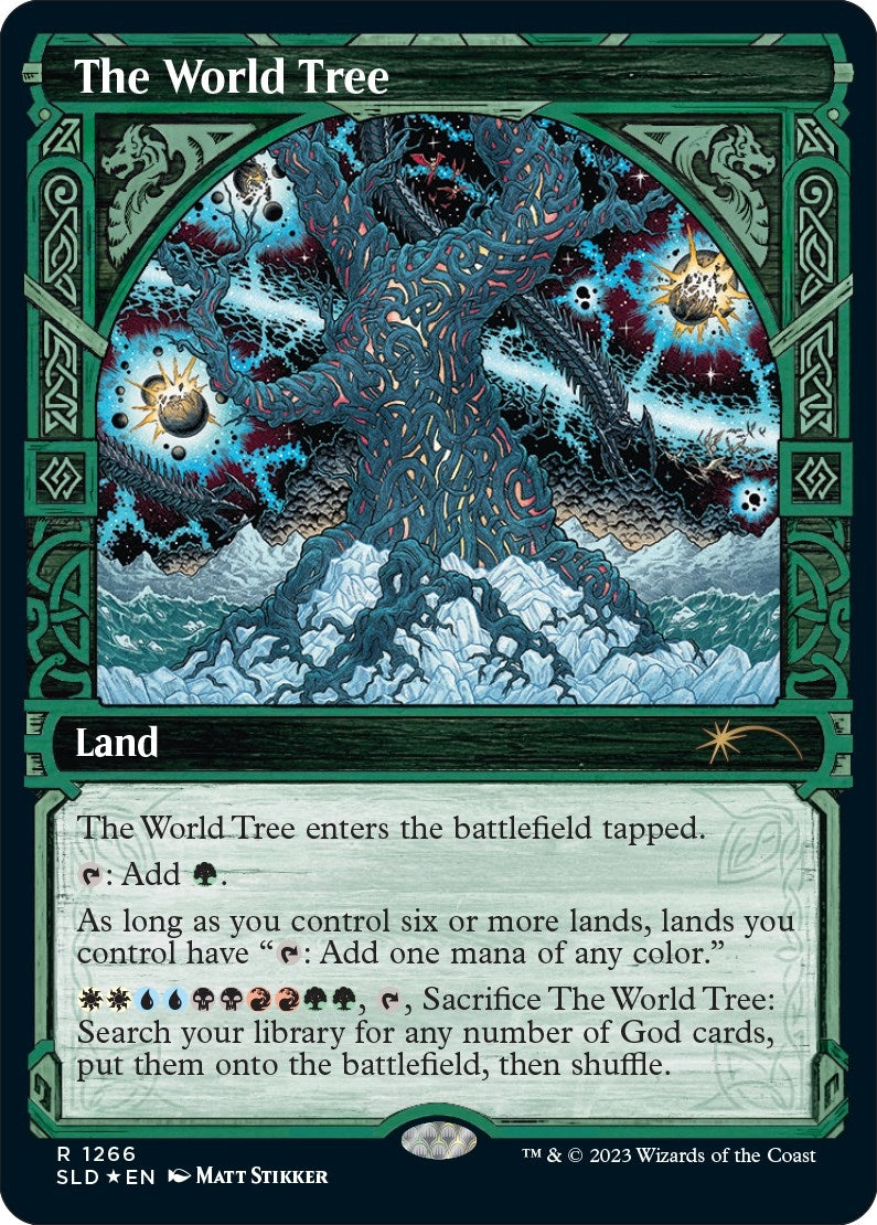 Image for The World Tree (Halo Foil) (Secret Lair Drop Series) (1266) - Magic: The Gathering
