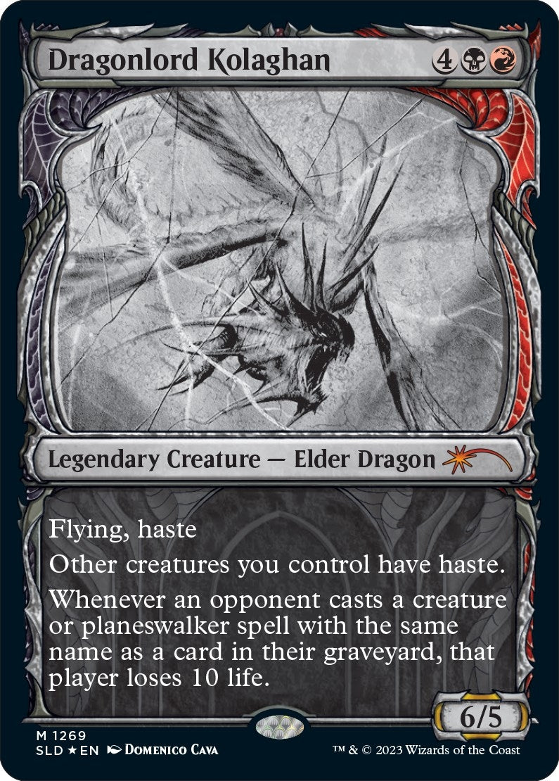 Image for Dragonlord Kolaghan (Halo Foil) (Secret Lair Drop Series) (1269) - Magic: The Gathering