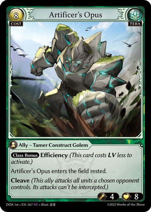 Image for Artificer's Opus (Dawn of Ashes 1st Edition) (267) - Grand Archive TCG