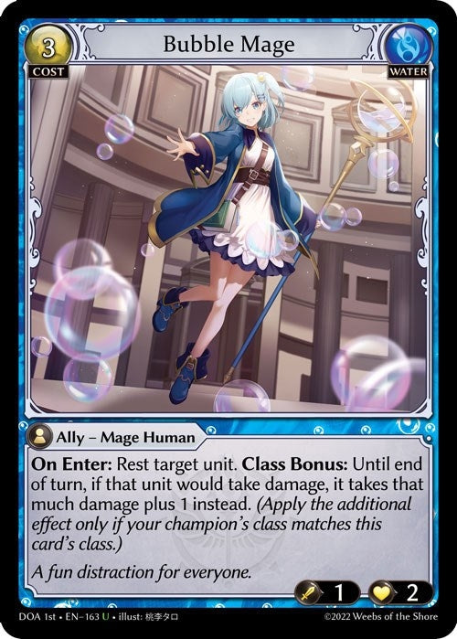 Image for Bubble Mage (Dawn of Ashes 1st Edition) (163) - Grand Archive TCG