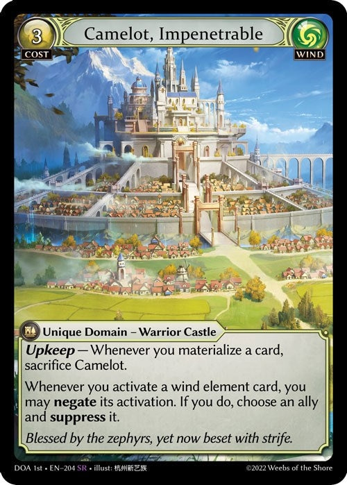 Image for Camelot, Impenetrable (Dawn of Ashes 1st Edition) (204) - Grand Archive TCG