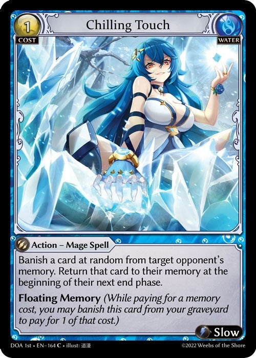 Image for Chilling Touch (Dawn of Ashes 1st Edition) (164) - Grand Archive TCG