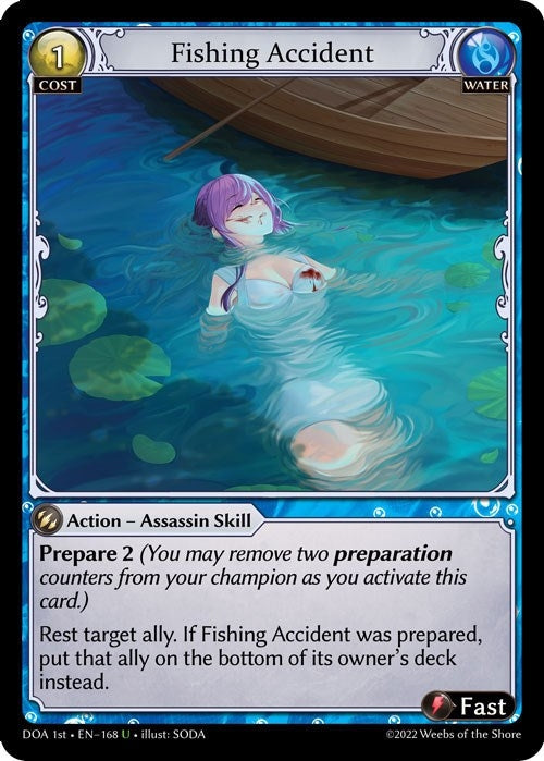 Image for Fishing Accident (Dawn of Ashes 1st Edition) (168) - Grand Archive TCG