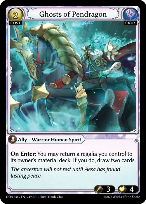 Image for Ghosts of Pendragon (Dawn of Ashes 1st Edition) (249) - Grand Archive TCG