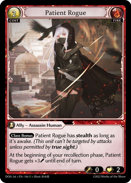 Image for Patient Rogue (Dawn of Ashes 1st Edition) (146) - Grand Archive TCG