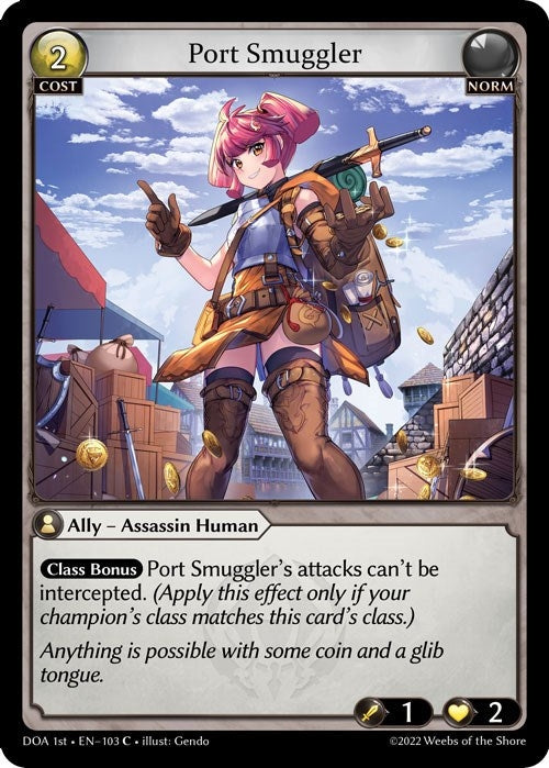 Image for Port Smuggler (Dawn of Ashes 1st Edition) (103) - Grand Archive TCG
