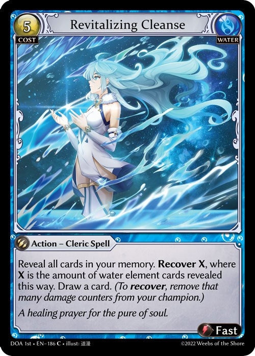 Image for Revitalizing Cleanse (Dawn of Ashes 1st Edition) (186) - Grand Archive TCG