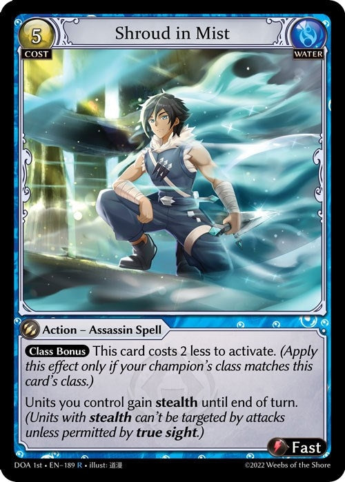 Image for Shroud in Mist (Dawn of Ashes 1st Edition) (189) - Grand Archive TCG