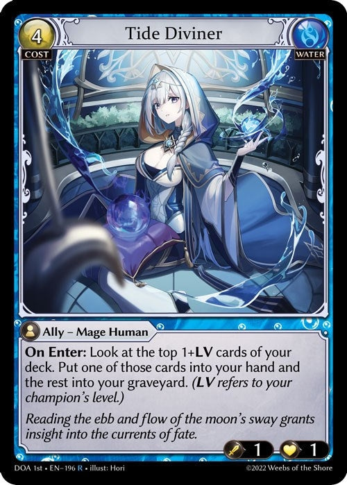 Image for Tide Diviner (Dawn of Ashes 1st Edition) (196) - Grand Archive TCG