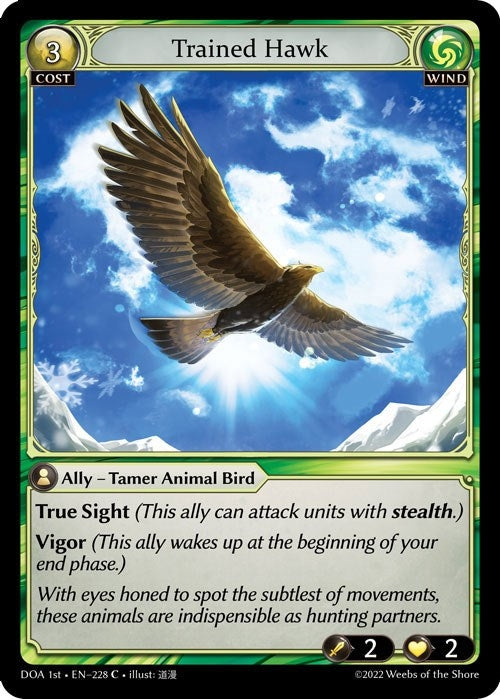 Image for Trained Hawk (Dawn of Ashes 1st Edition) (228) - Grand Archive TCG