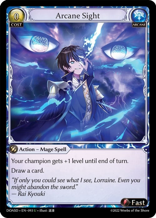 Image for Arcane Sight (Dawn of Ashes Starter Decks) (093) - Grand Archive TCG