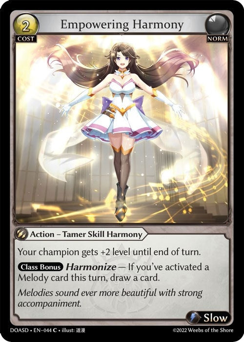 Image for Empowering Harmony (Dawn of Ashes Starter Decks) (044) - Grand Archive TCG