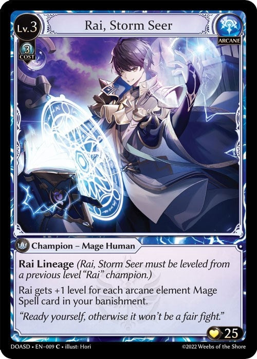 Image for Rai, Storm Seer (Dawn of Ashes Starter Decks) (009) - Grand Archive TCG