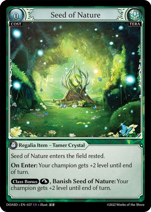 Image for Seed of Nature (Dawn of Ashes Starter Decks) (037) - Grand Archive TCG