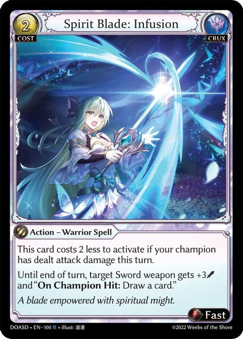 Image for Spirit Blade: Infusion (Dawn of Ashes Starter Decks) (100) - Grand Archive TCG