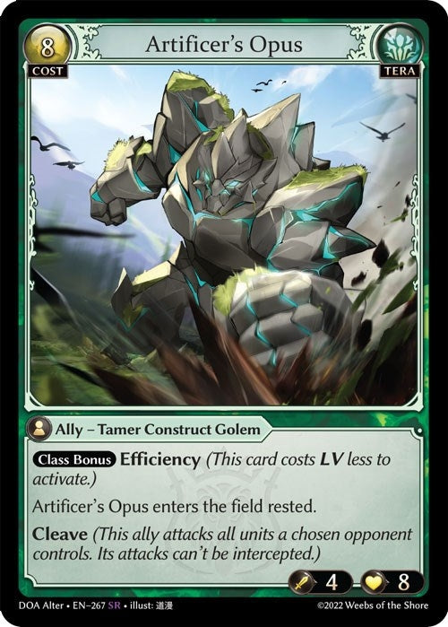 Image for Artificer's Opus (Dawn of Ashes Alter Edition) (267) - Grand Archive TCG