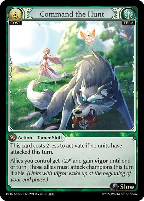 Image for Command the Hunt (Dawn of Ashes Alter Edition) (269) - Grand Archive TCG