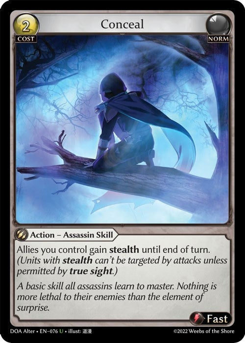 Image for Conceal (Dawn of Ashes Alter Edition) (076) - Grand Archive TCG