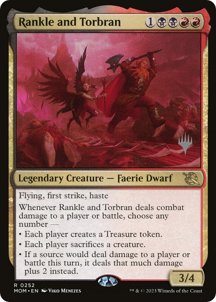 Image for Rankle and Torbran (Promo Pack: March of the Machine) (252) - Magic: The Gathering