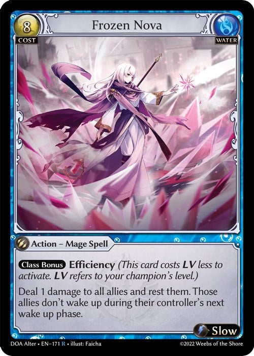 Image for Frozen Nova (Dawn of Ashes Alter Edition) (171) - Grand Archive TCG