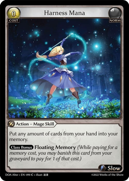 Image for Harness Mana (Dawn of Ashes Alter Edition) (090) - Grand Archive TCG
