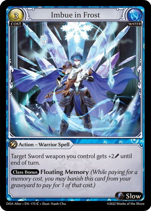 Image for Imbue in Frost (Dawn of Ashes Alter Edition) (175) - Grand Archive TCG
