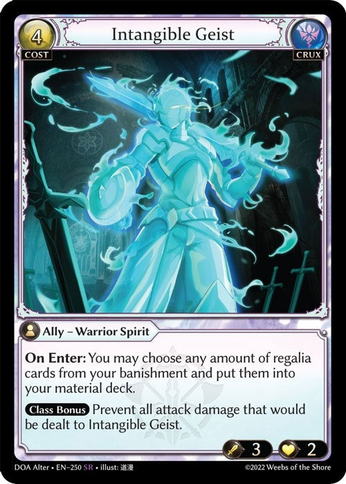Image for Intangible Geist (Dawn of Ashes Alter Edition) (250) - Grand Archive TCG