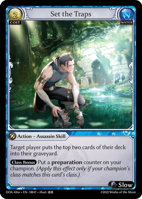 Image for Set the Traps (Dawn of Ashes Alter Edition) (188) - Grand Archive TCG
