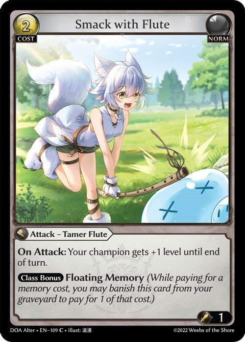 Image for Smack with Flute (Dawn of Ashes Alter Edition) (109) - Grand Archive TCG