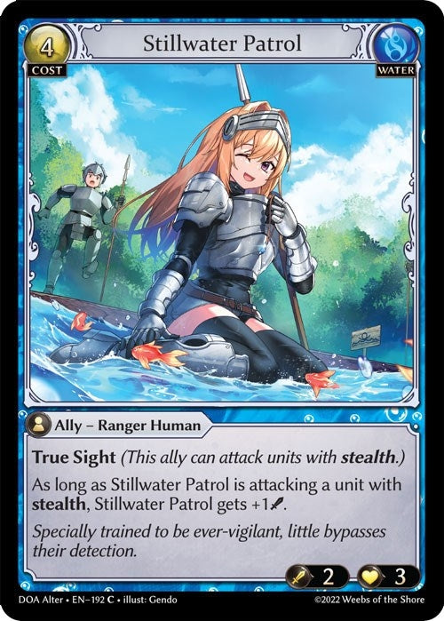 Image for Stillwater Patrol (Dawn of Ashes Alter Edition) (192) - Grand Archive TCG