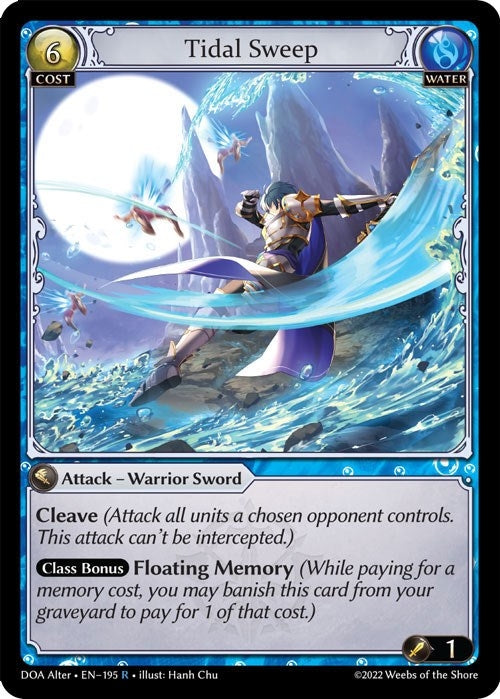 Image for Tidal Sweep (Dawn of Ashes Alter Edition) (195) - Grand Archive TCG
